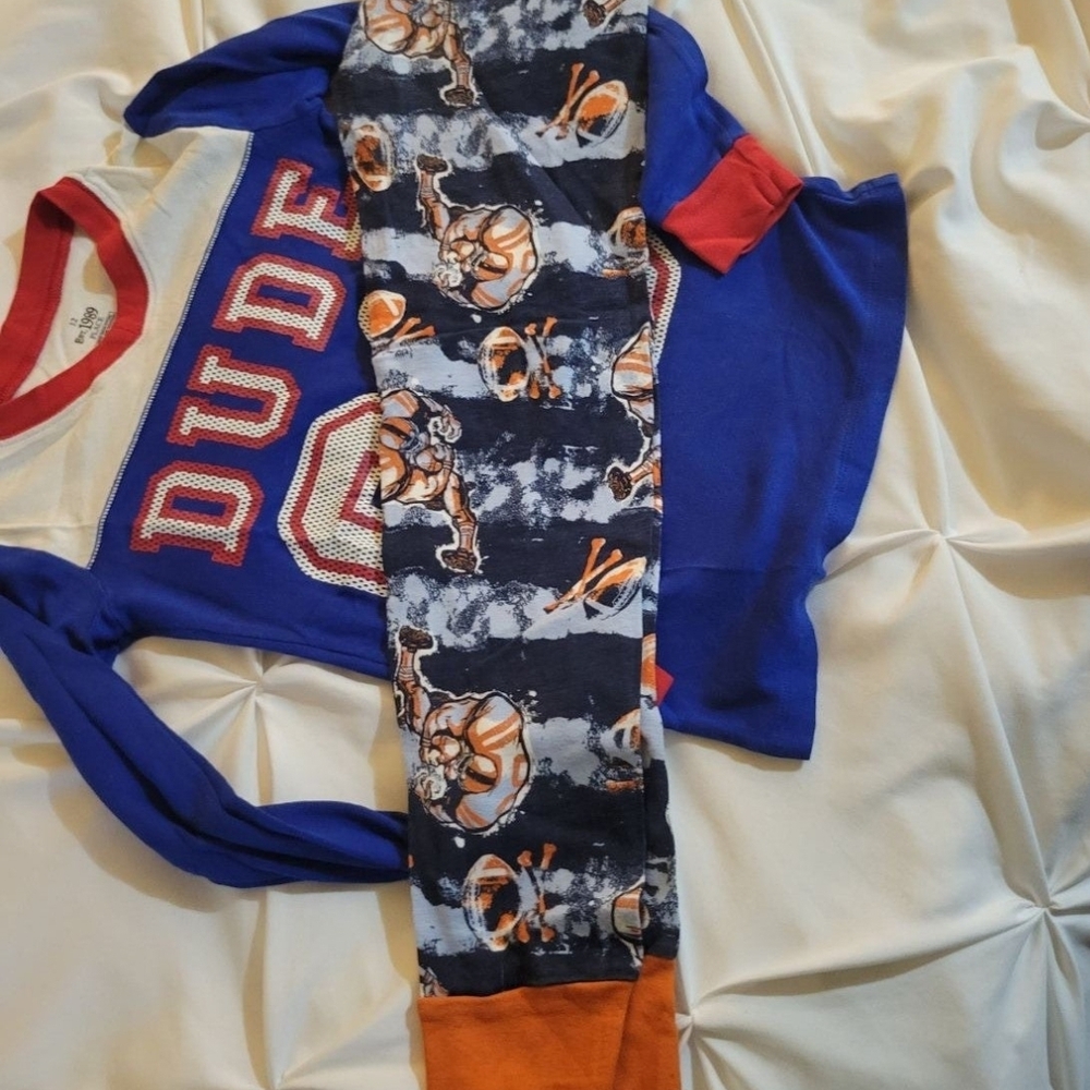 Place Kids Pajama Set - Blue, Red, Orange